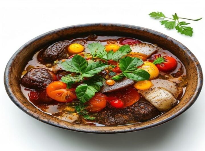 Грибной суп с картофельными шар