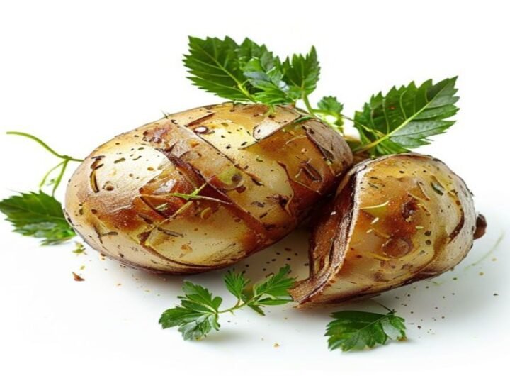 Картофель с огурцами