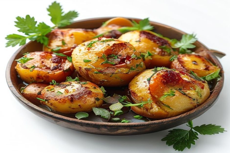 Картофель с сыром и беконом