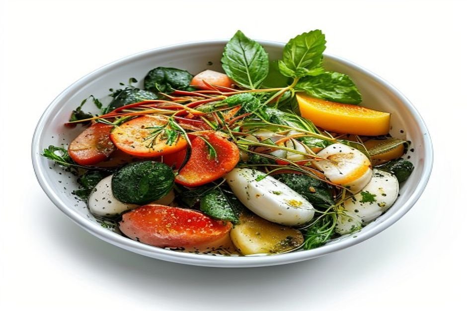 Картофельный салат с огурцами