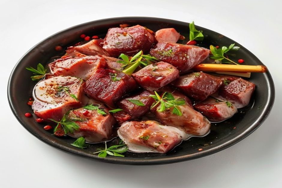 Мясо в сливочном соусе