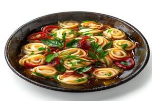 Пельмени с тушенкой
