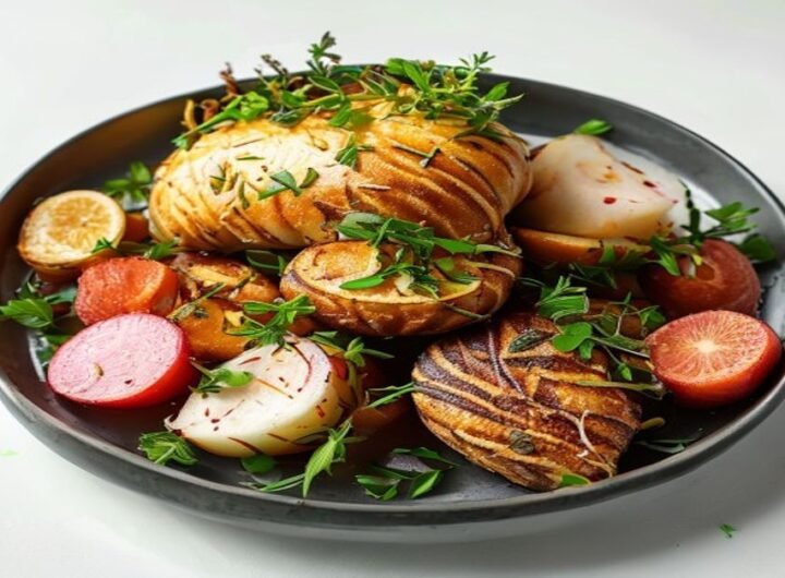 Свиные котлеты с картофельными лепешками