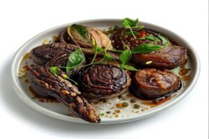 Фаршированные блины с мясом и грибами