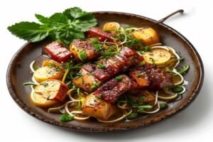 Говяжья похлебка с картофелем и луком