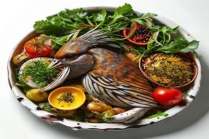 Гусятина по-китайски с овощами