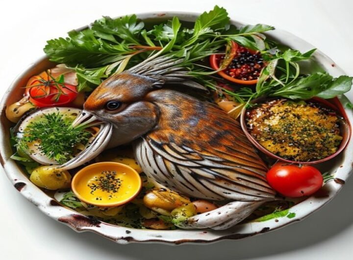 Гусятина по-китайски с овощами