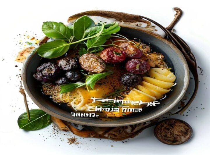 Карри с телятиной и рисом, подается с овощами