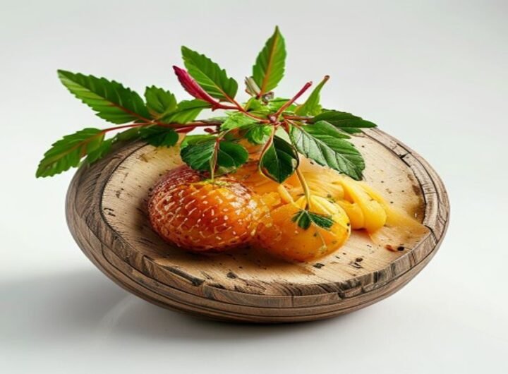 Картофель с лососем и сыром