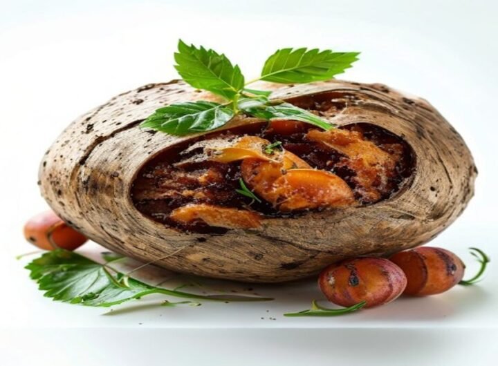 Картофель с шампиньонами и карри
