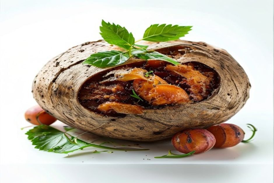 Картофель с шампиньонами и карри