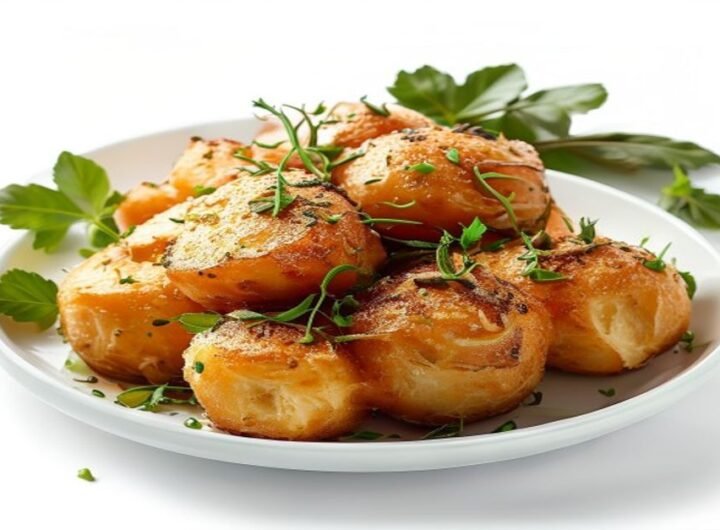 Картофельные крокеты с сыром и сметаной