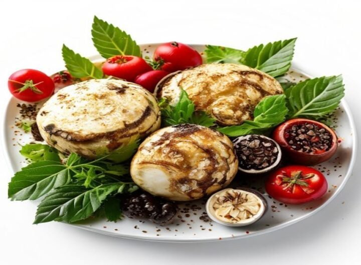 Картофельный гратин с сыром и грибами