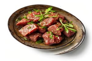 Мясо в томатно-грибном соусе