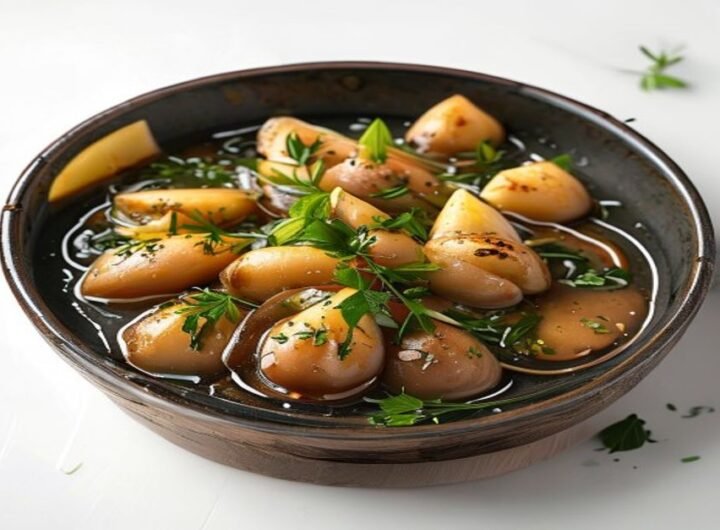 Пельмени с тушенкой и горчицей