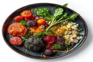 Рагу из свинины с гречкой и морковью