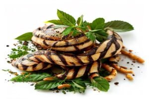 Свиные котлеты с картофельными лепешками и горчицей